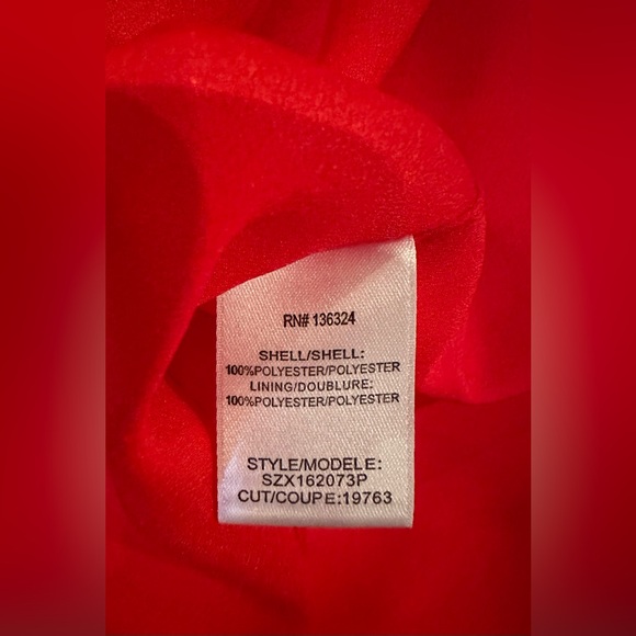 NWT HALSTON HERITAGE
Strappy Handkerchief-Hem Maxi Dress SZ 8 - Picture 10 of 11